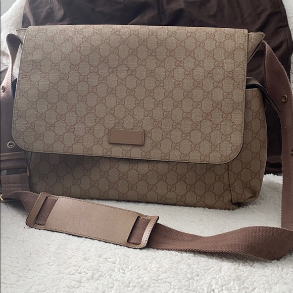 gucci rose diaper bag